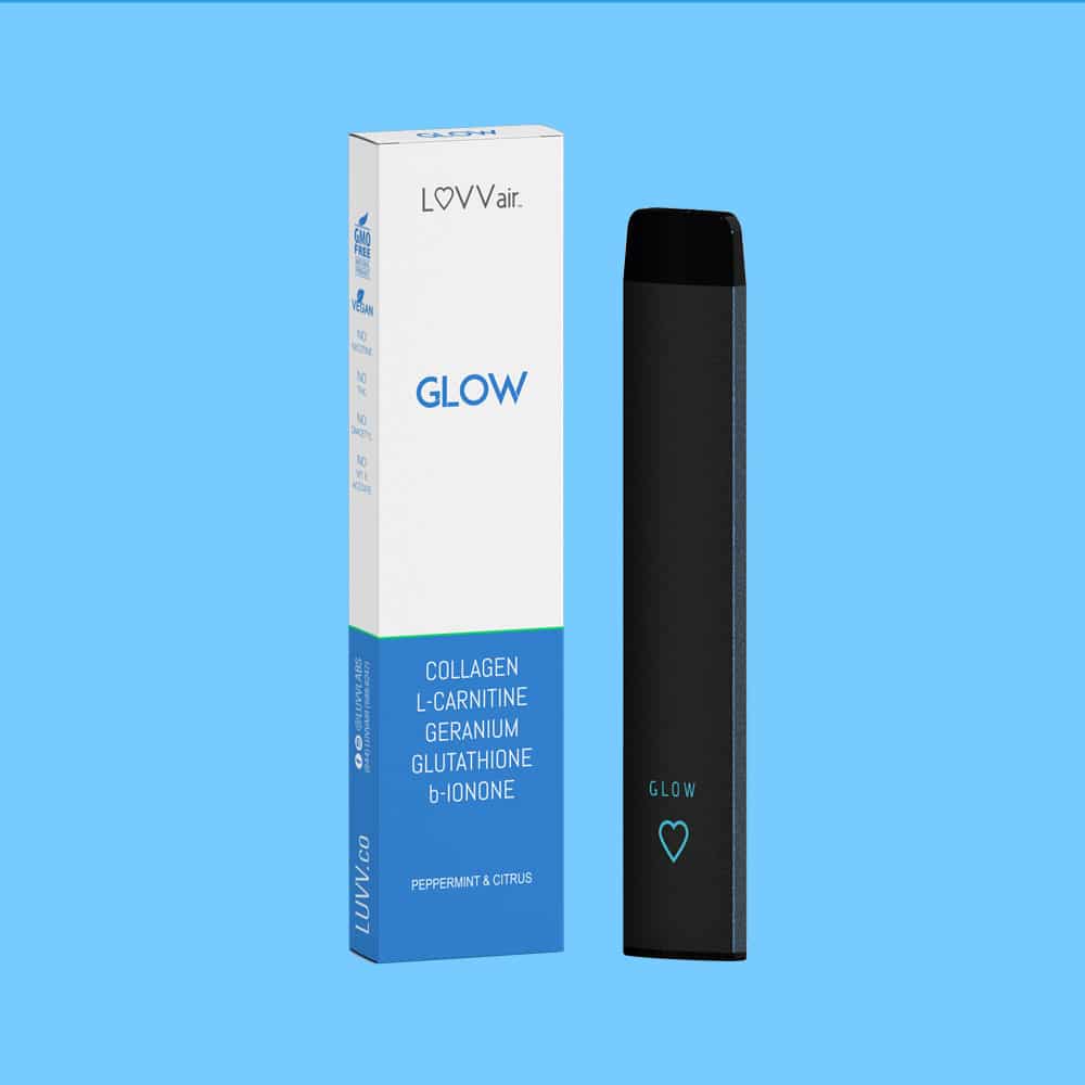 Produktbild Glow med förpackning